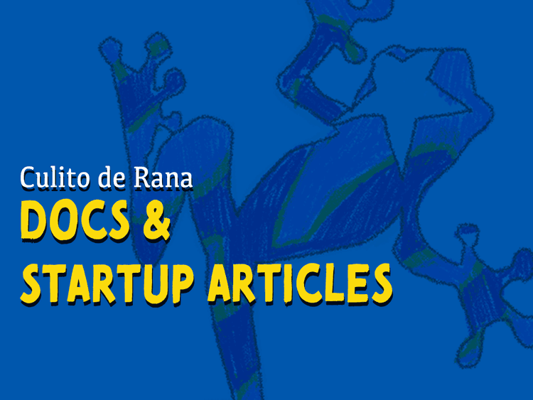 Calima Sanar Docs & startup articles